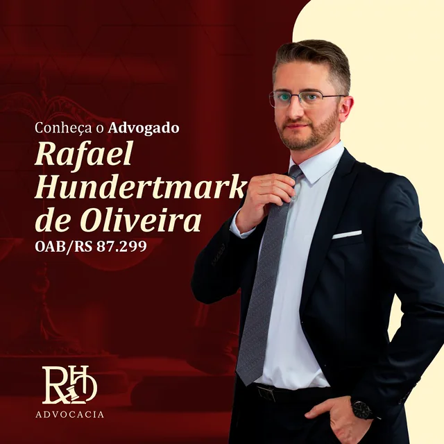 Retrato institucional de Rafael Hundertmark de Oliveira